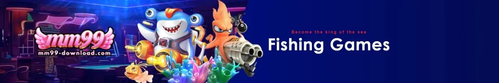 MM99 fishing games page showing underwater battles and exciting reward gameplay